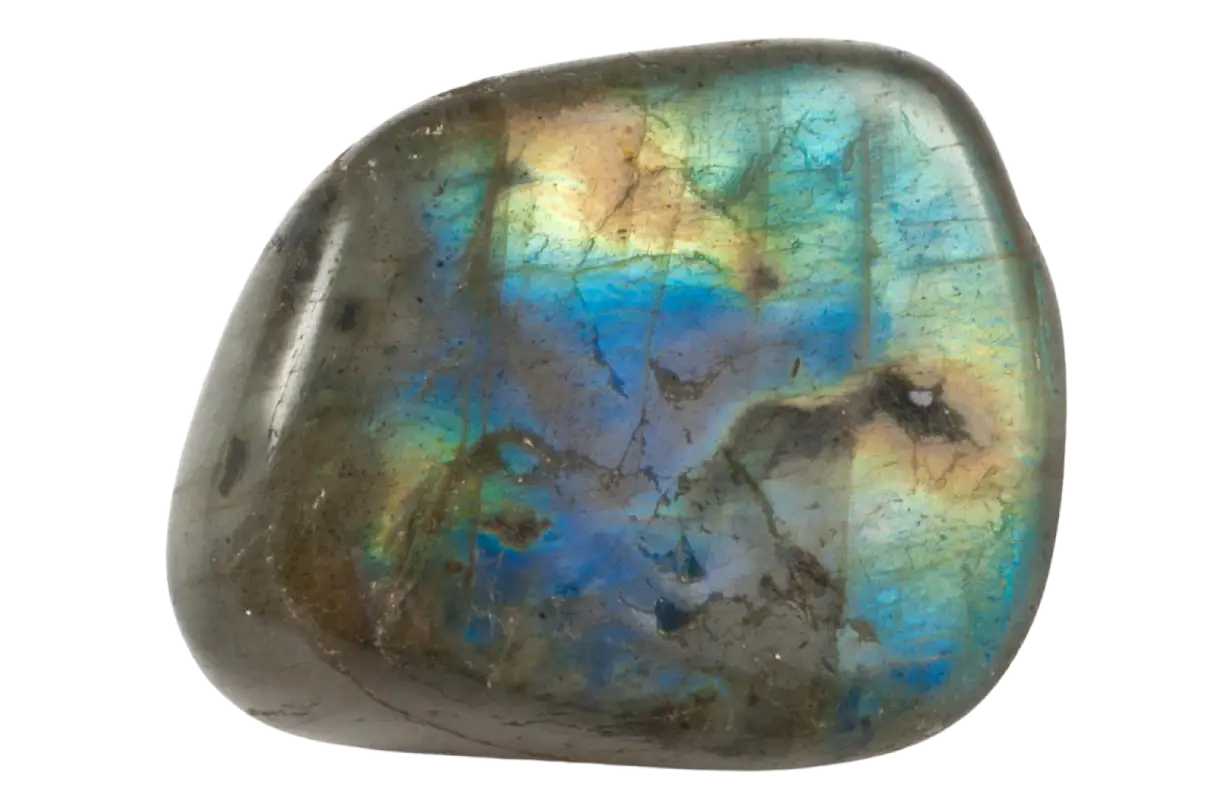 Labradorite (1) Labradorite Pierre roulée polie