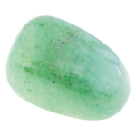 Pierre aventurine verte roulée naturelle, symbole de chance et d'équilibre émotionnel
