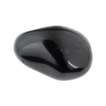 pierre naturelle obsidienne noire roulée polie