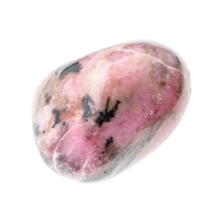 pierre naturelle rhodonite roulée polie