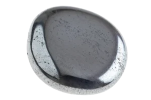 Hématite pierre roulée polie