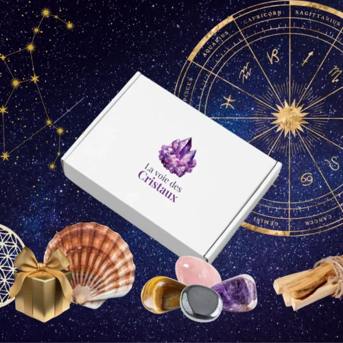 Box astrologie pierre fumigation fleur de vie