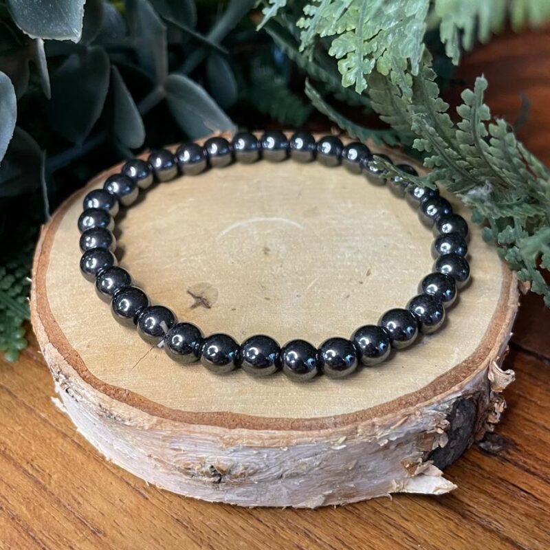 bracelet pierre hématite