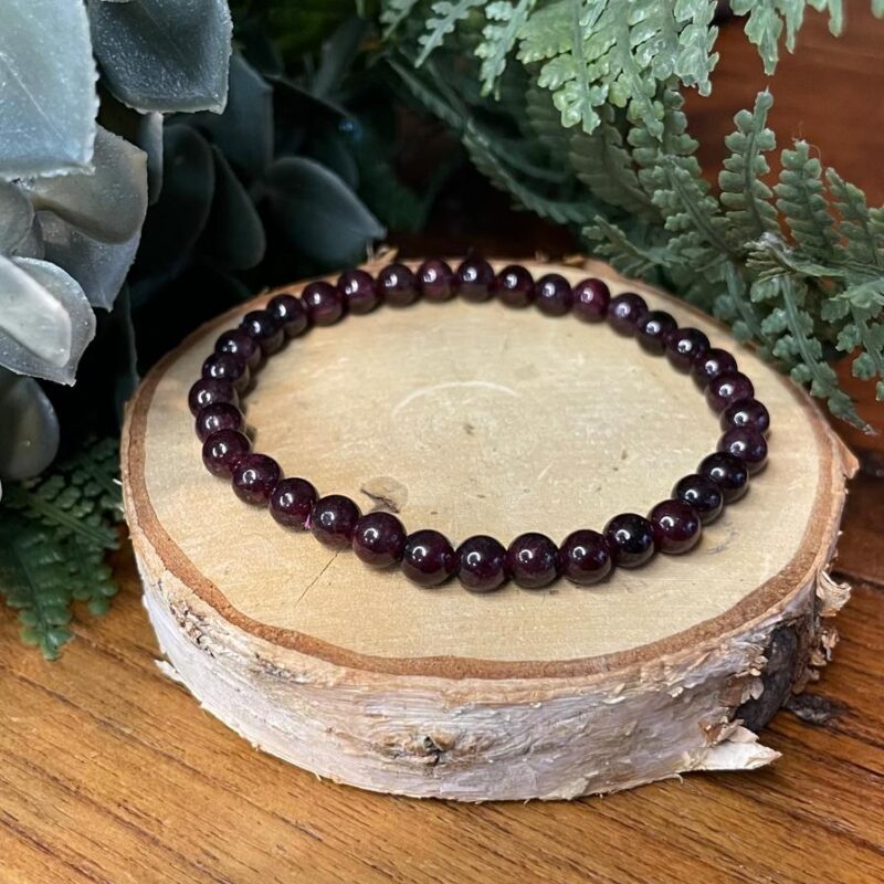 bracelet pierre grenat