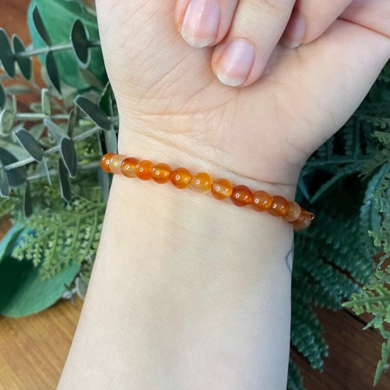 bracelet pierre cornaline