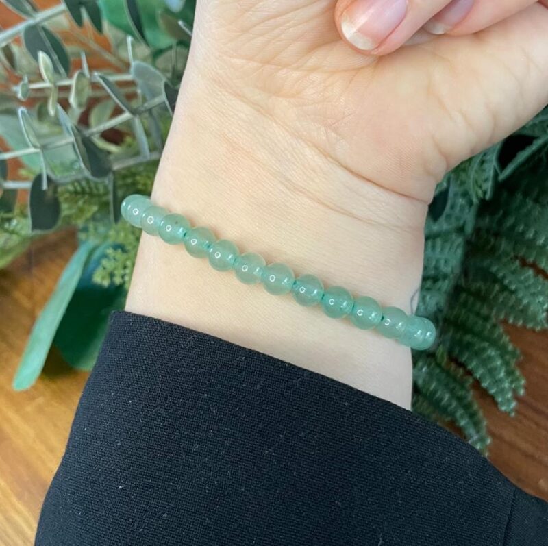 bracelet pierre aventurine verte