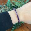 bracelet pierre fluorite violette