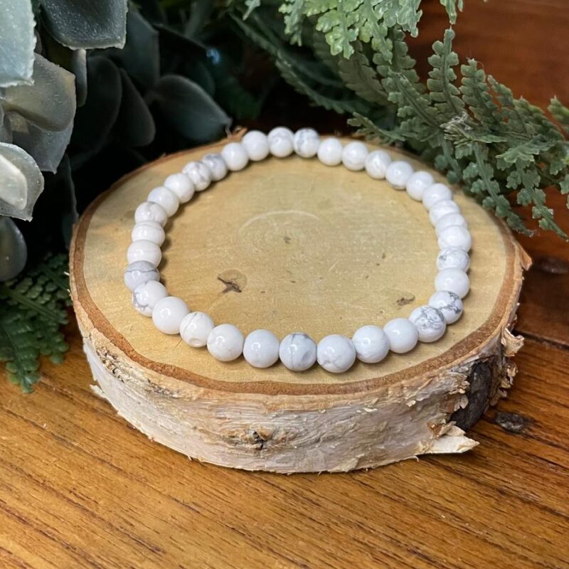 bracelet pierre howlite
