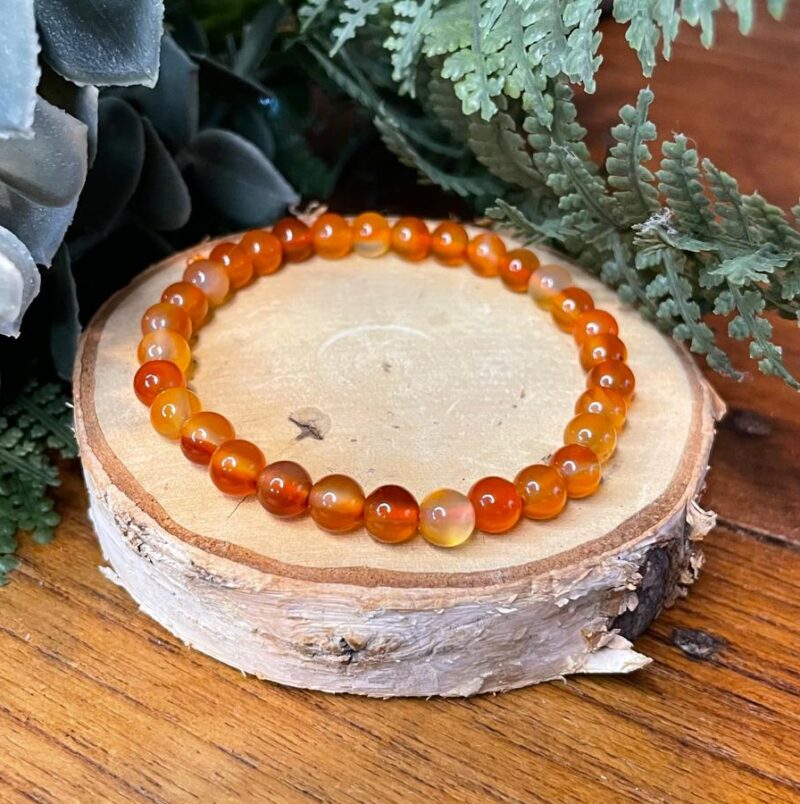 bracelet pierre cornaline