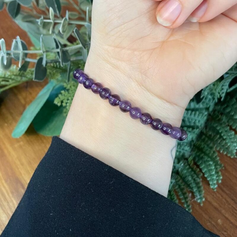 bracelet pierre améthyste