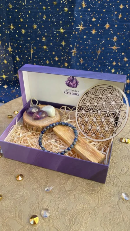 Coffret lithothérapie examen et concentration