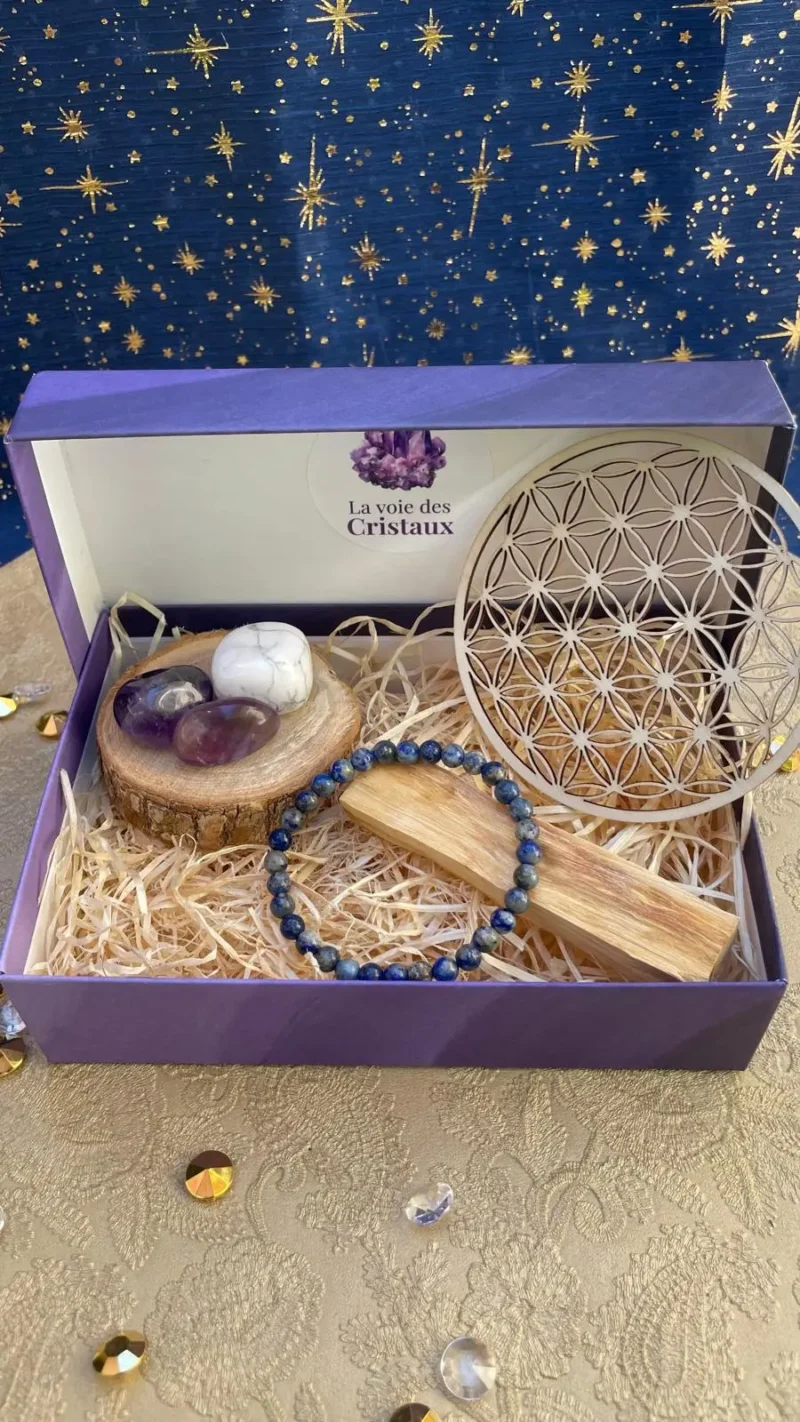 Coffret lithothérapie maux de tête et migraines