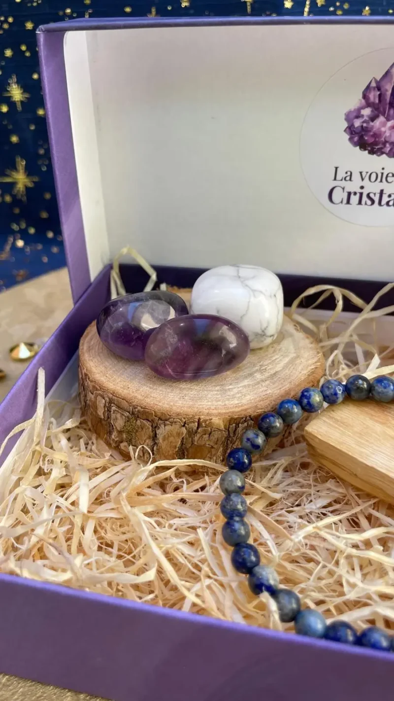 Coffret lithothérapie maux de tête et migraines