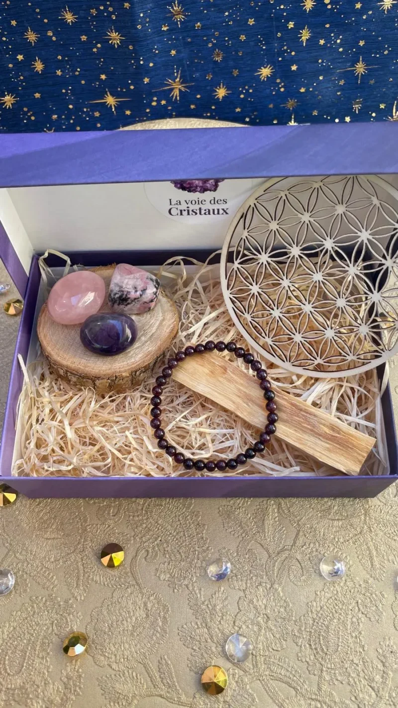 coffret lithothérapie amour et relation