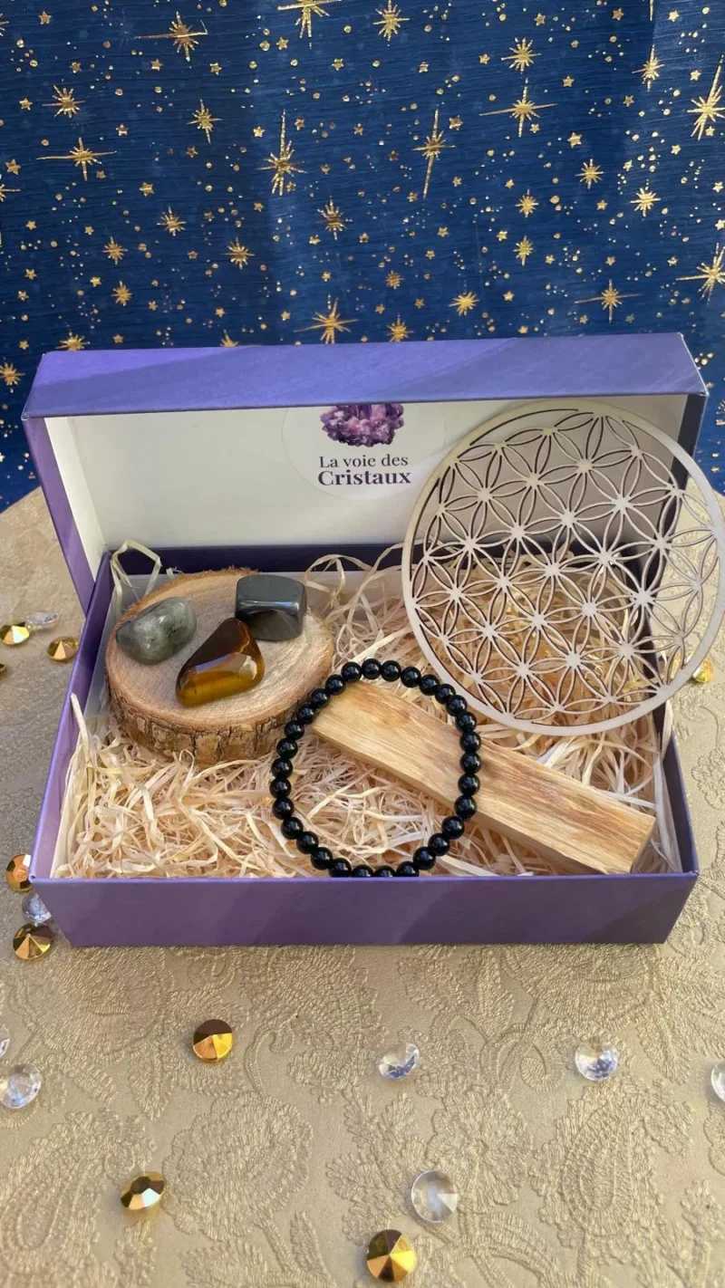 Coffret lithothérapie protection énergétique