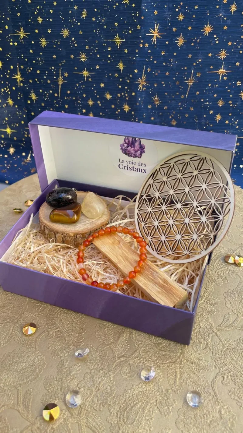 Coffret lithothérapie confiance et estime de soi