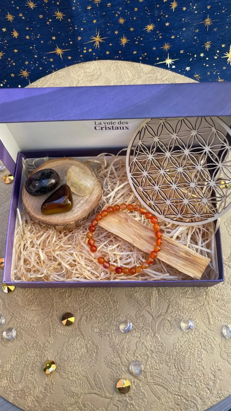 Coffret lithothérapie confiance et estime de soi