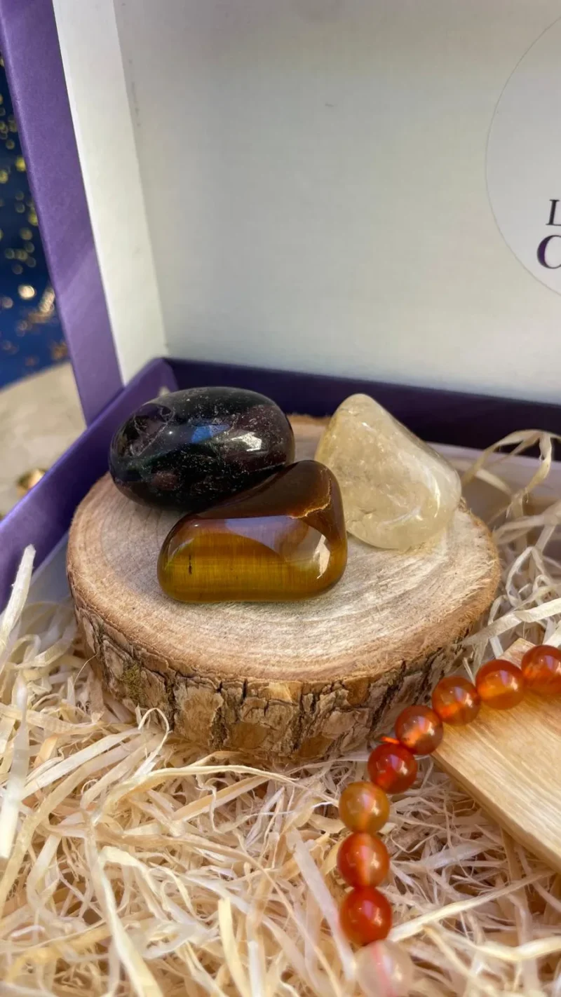 Coffret lithothérapie confiance et estime de soi