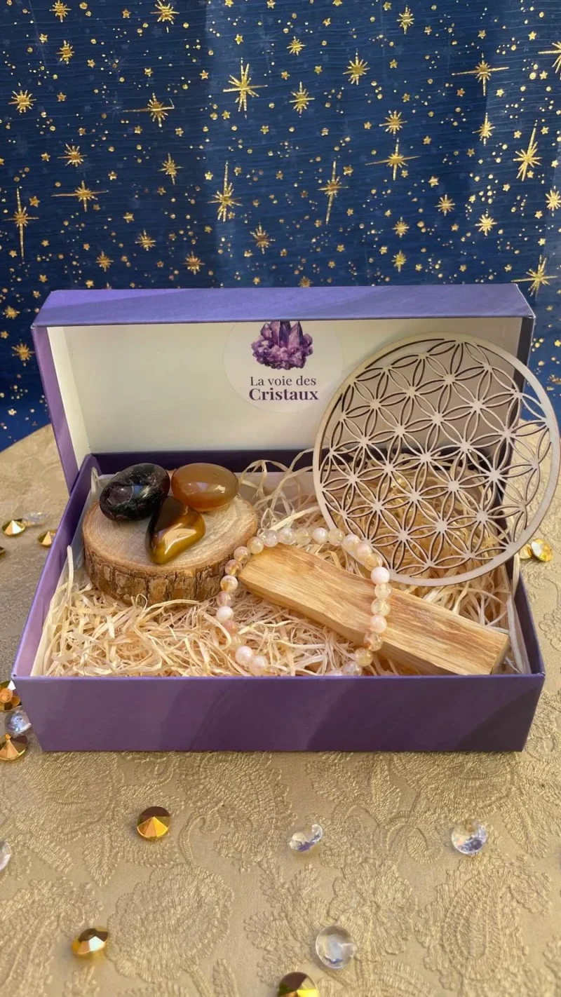 Coffret lithothérapie énergie et vitalité