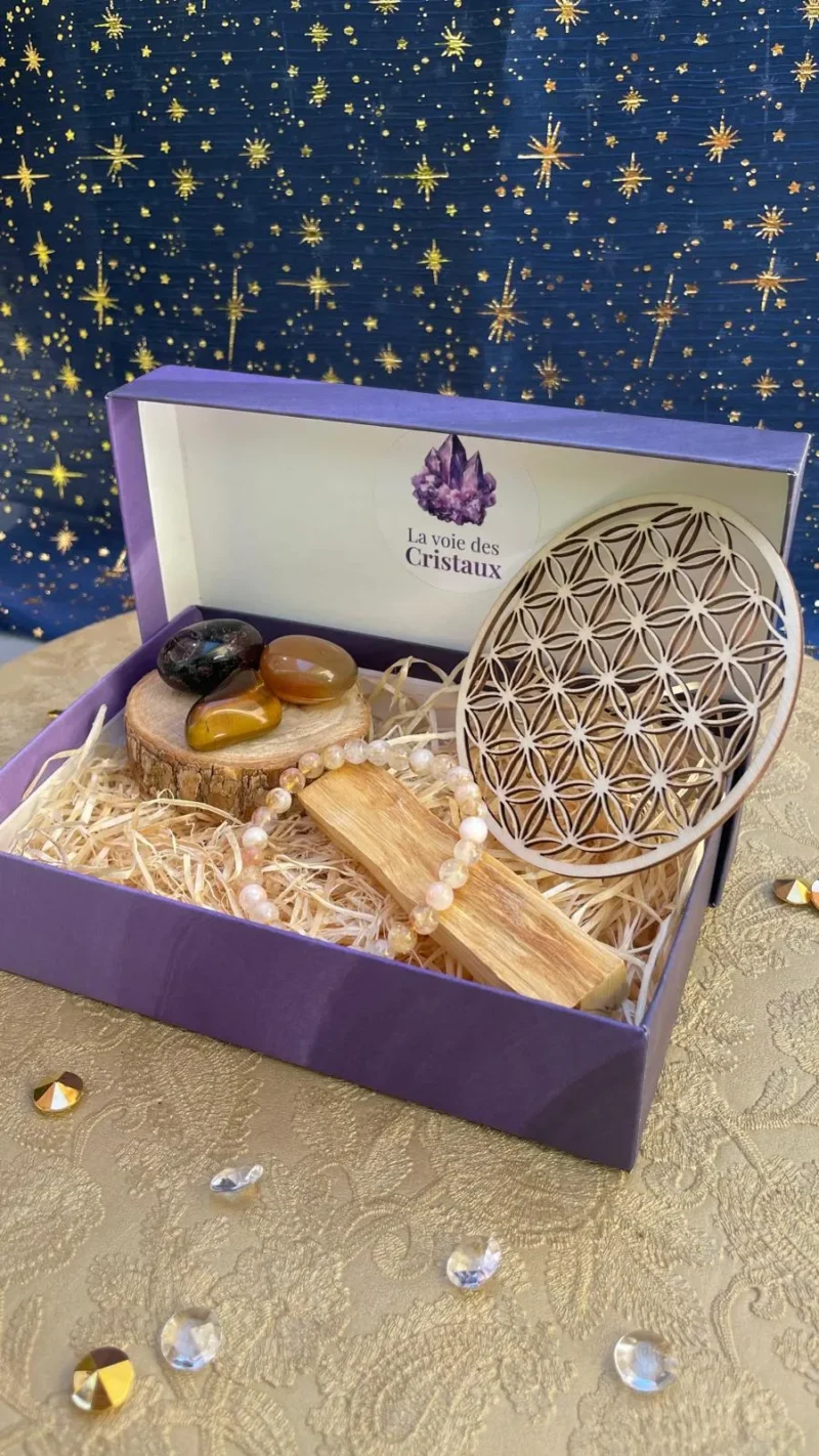 Coffret lithothérapie énergie et vitalité