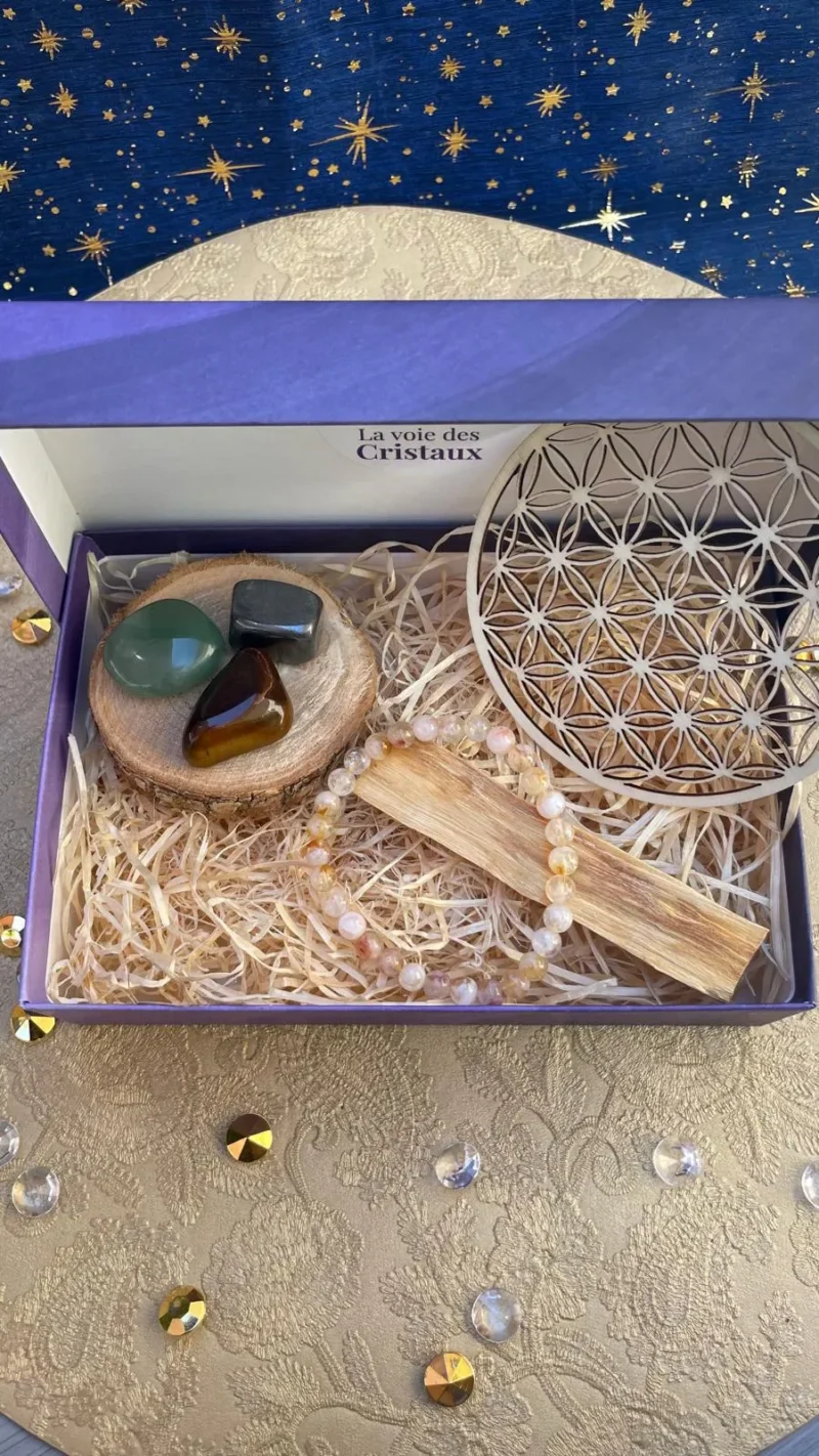 Coffret lithothérapie Chance et abondance