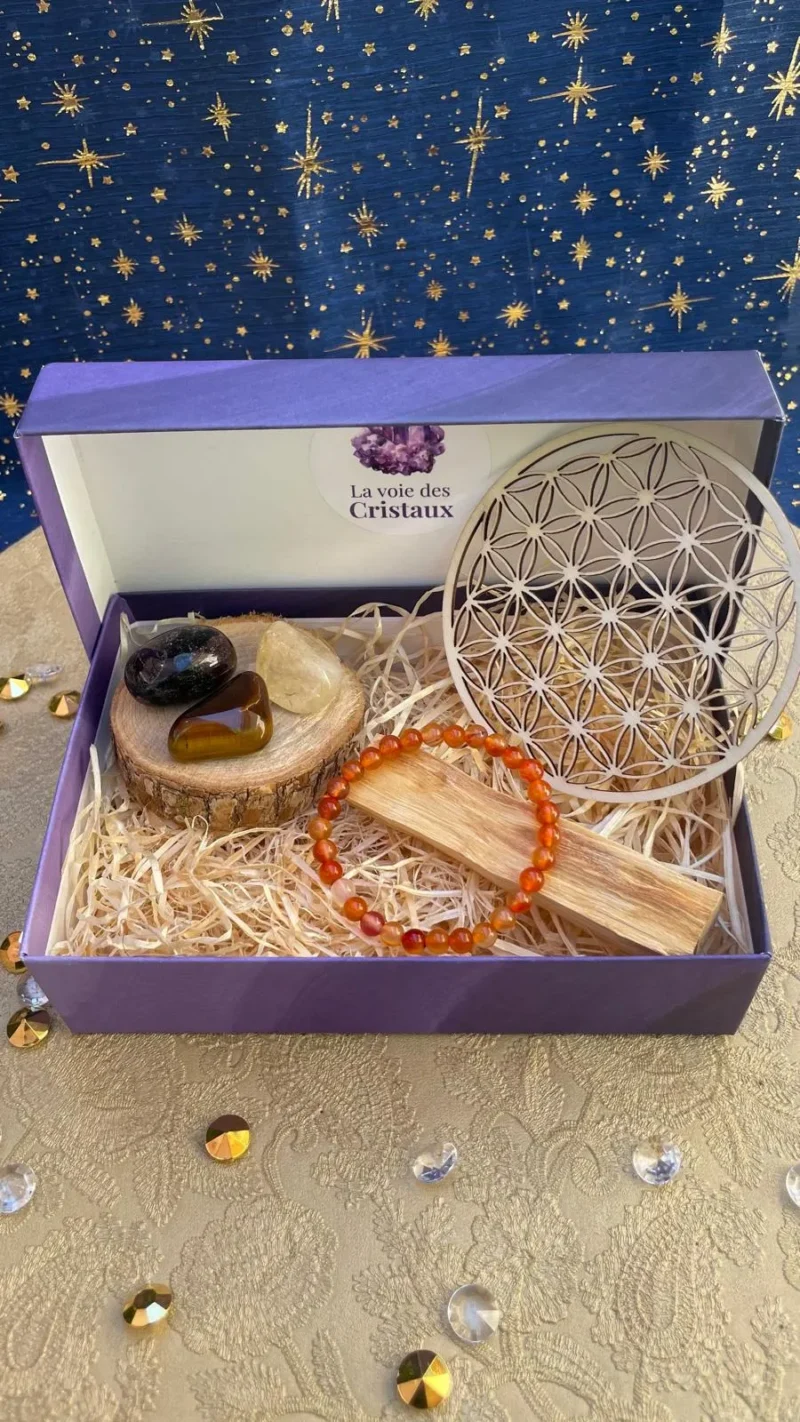 Coffret lithothérapie confiance et estime de soi