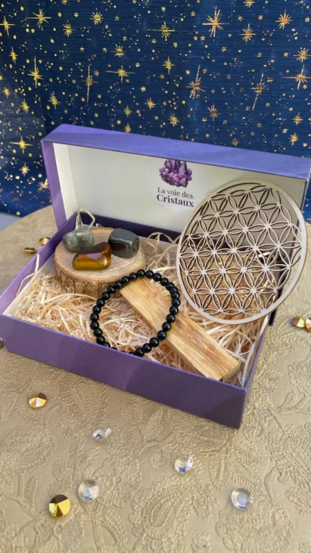 Coffret lithothérapie protection énergétique