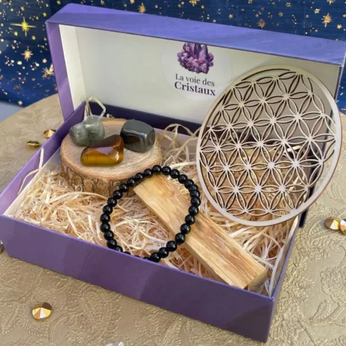 Coffret lithothérapie protection énergétique Coffret lithothérapie protection énergétique