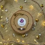 Bracelet chaine grand maillon acier inoxydable améthyste
