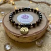 Breloque signe Bélier sur bracelet astrologique en pierres naturelles